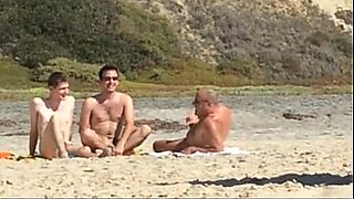 wife teasing voyeur beach